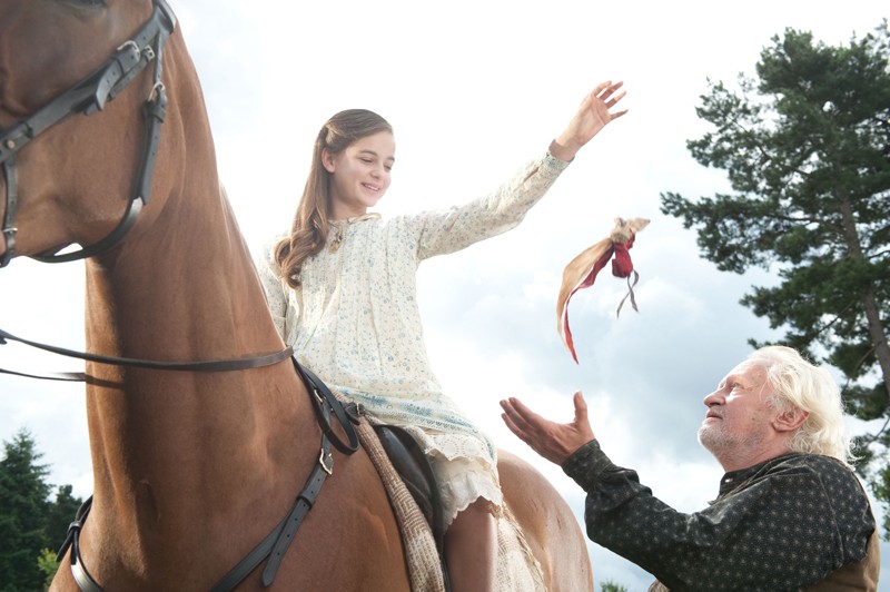 Celine Buckens stars as Emilie and Peter Mullan stars as Ted Narracott in DreamWorks Pictures' War Horse (2011)