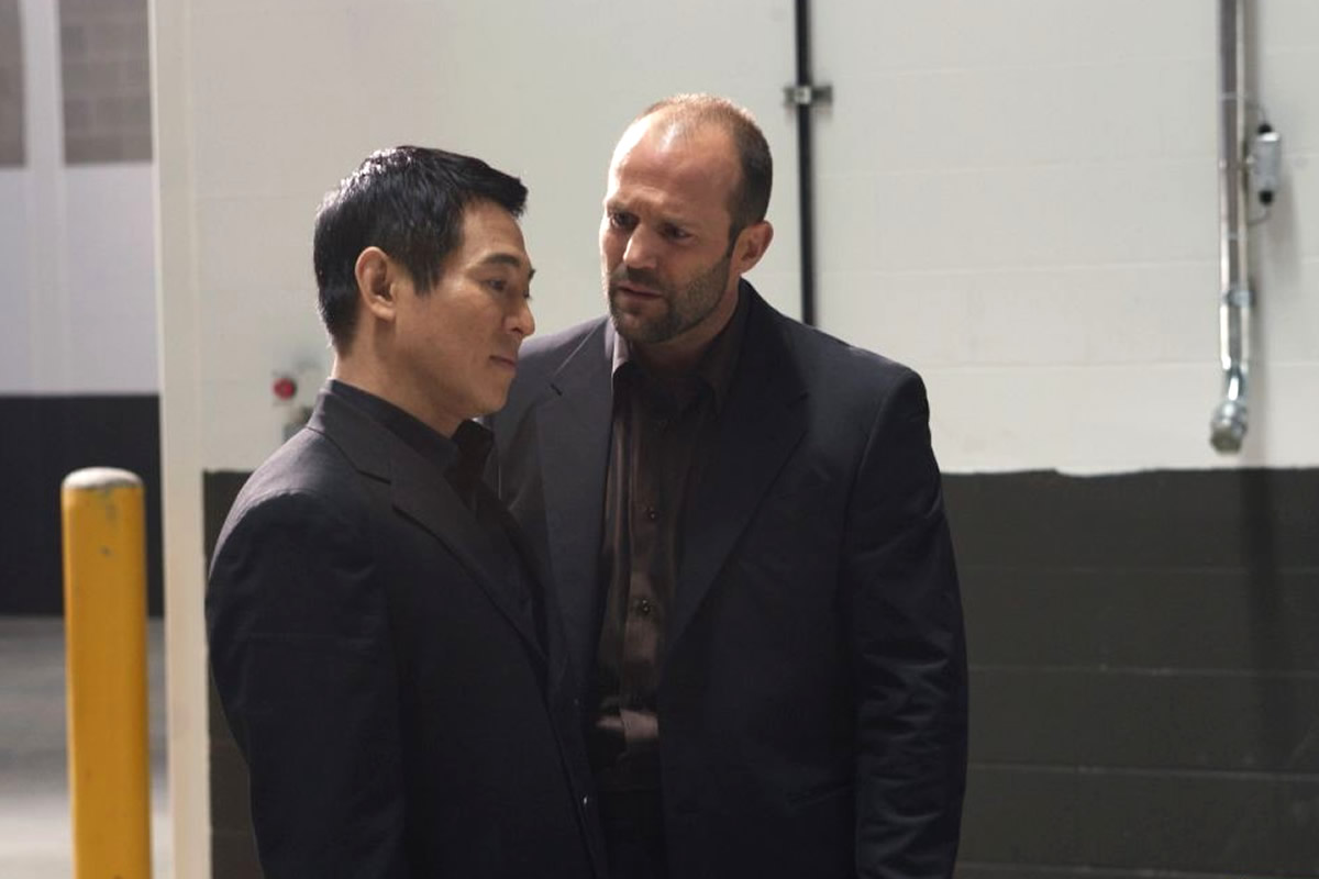 Jet Li as Rogue and Jason Statham as Jack Crawford in Lions Gate Films' War (2007) in Lions Gate Films' War (2007)