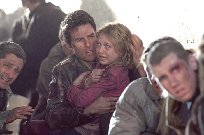 Tom Cruise and Dakota Fanning in Paramount Pictures' War of the World (2005)