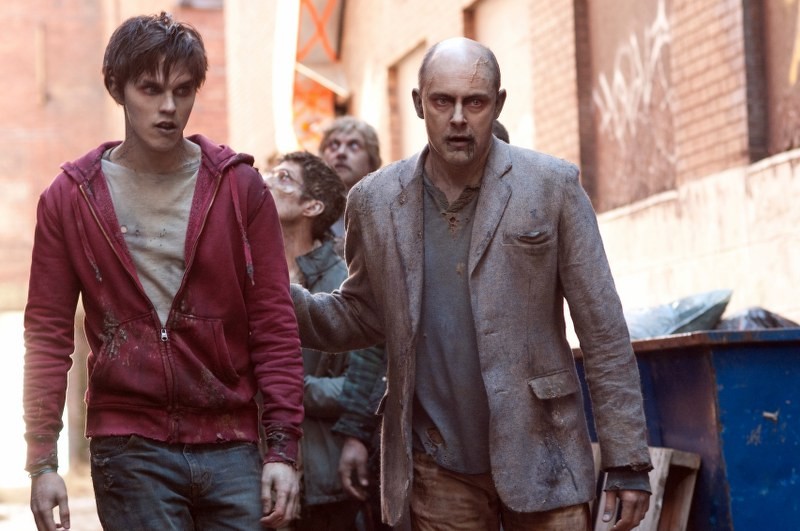 Nicholas Hoult stars as R and Rob Corddry stars as M in Summit Entertainment's Warm Bodies (2013)