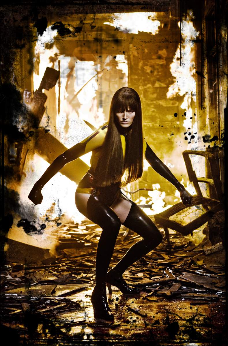 Malin Akerman as Laurie Juspeczyk, aka Silk Spectre in Warner Bros Films' Watchmen (2009)