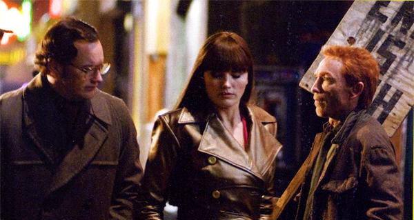 Patrick Wilson, Malin Akerman and Jackie Earle Haley in Warner Bros Films' Watchmen (2009)