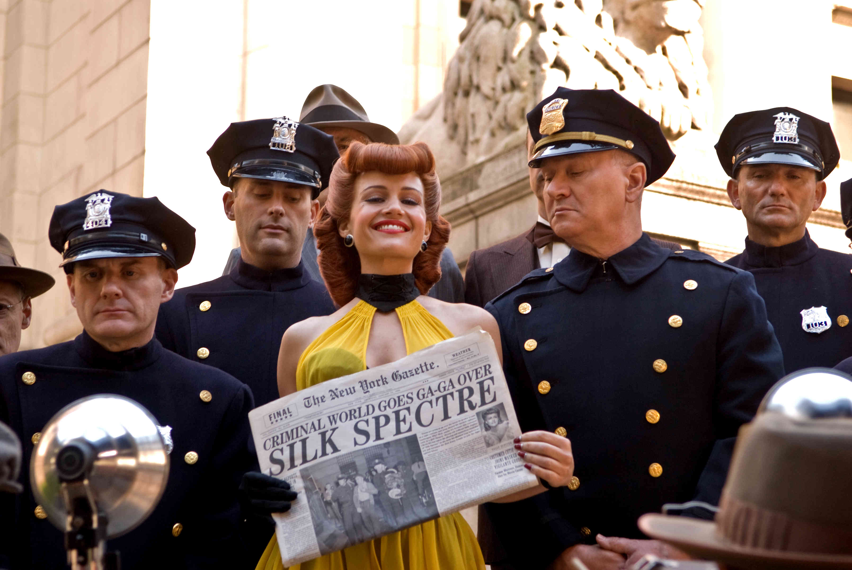 Carla Gugino stars as Sally Jupiter, aka Silk Spectre in Warner Bros Films' Watchmen (2009)