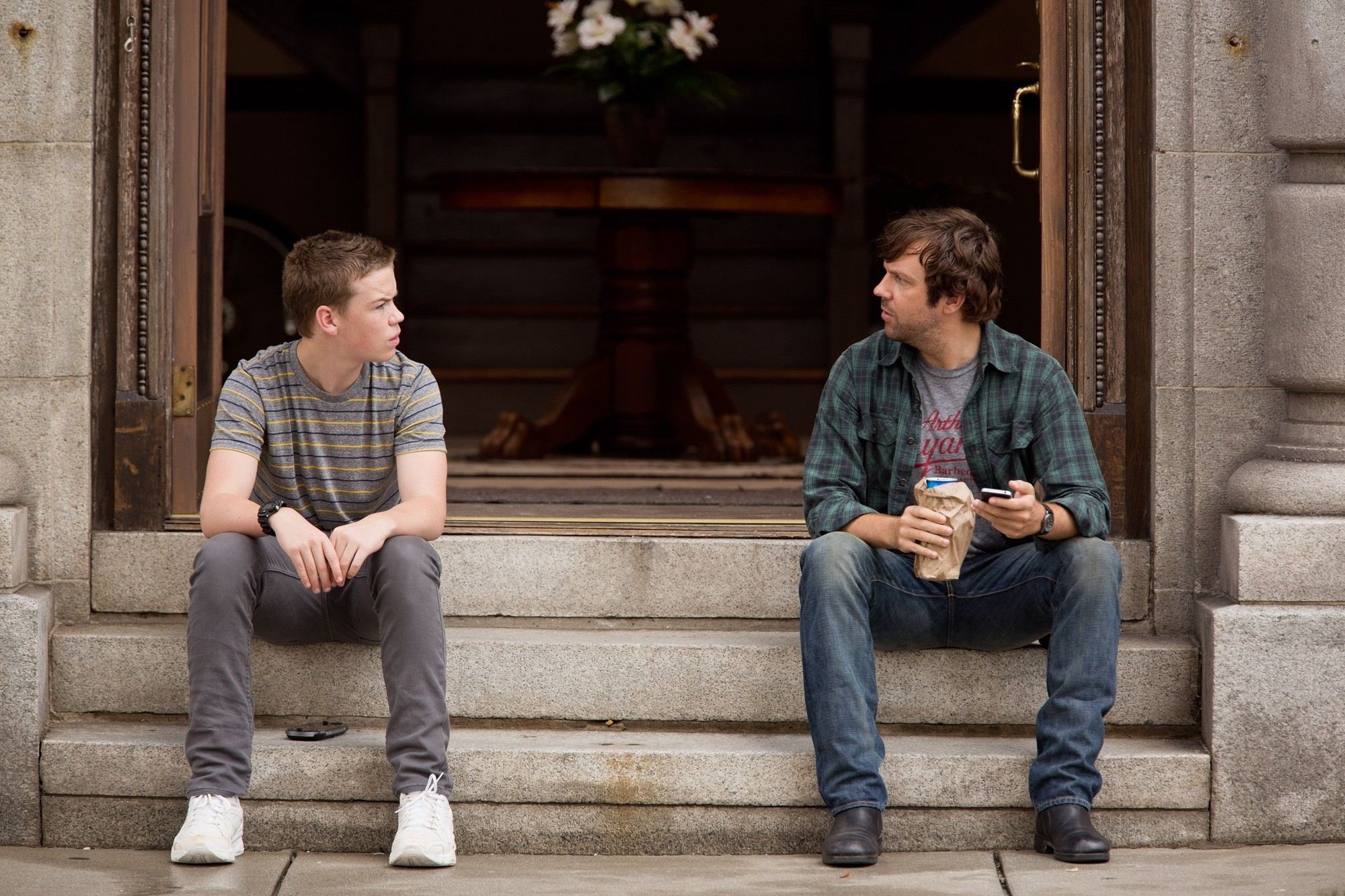 Will Poulter stars as Kenny and Jason Sudeikis stars as David Burke in Warner Bros. Pictures' We're the Millers (2013)