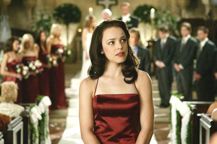 Rachel McAdams as Claire Cleary in New Line Cinema's Wedding Crashers (2005)