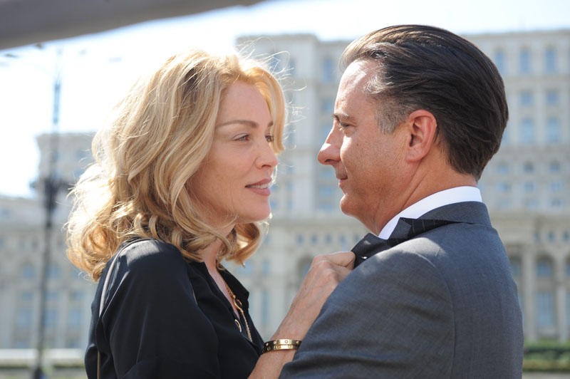 Sharon Stone stars as Linda Tarlton and Andy Garcia stars as Peter Tarlton in Gondola Films' What About Love (2022)