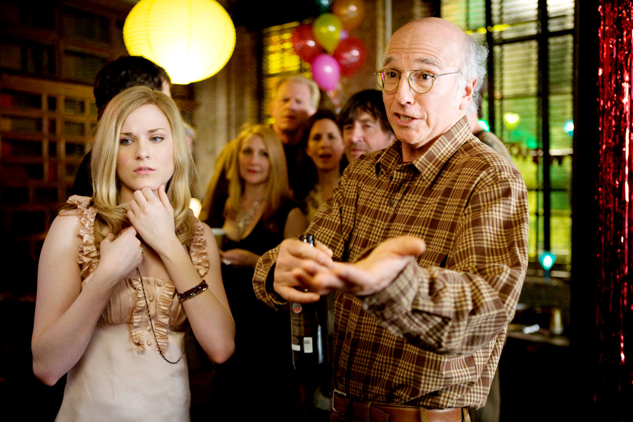 Evan Rachel Wood stars as Melodie St. Ann Celestine and Larry David stars as Boris Yellnikoff in Sony Pictures Classics' Whatever Works (2009)