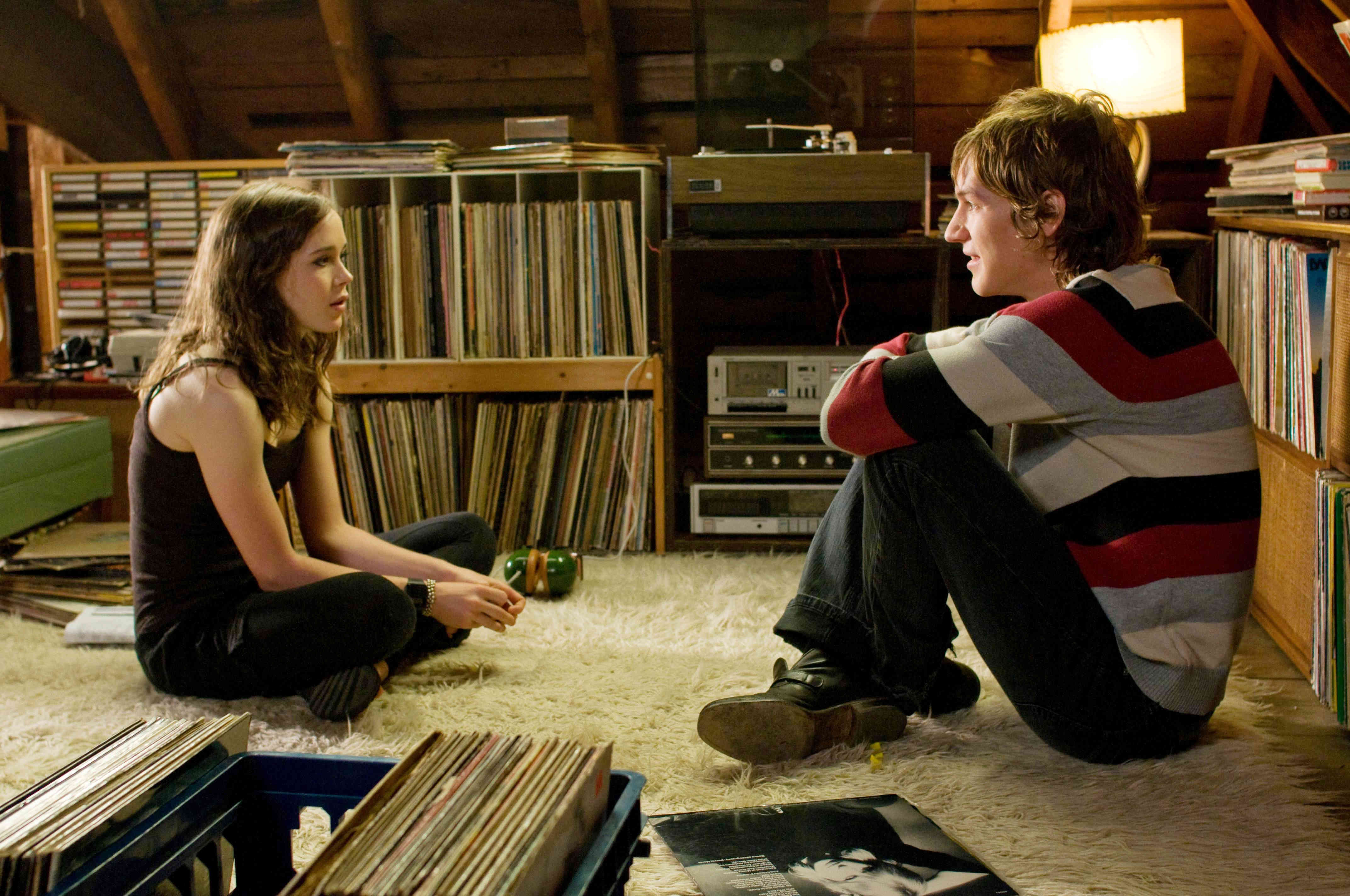 Ellen Page stars as Bliss Cavendar and Landon Pigg stars as Oliver in Fox Searchlight Pictures' Whip It! (2009)