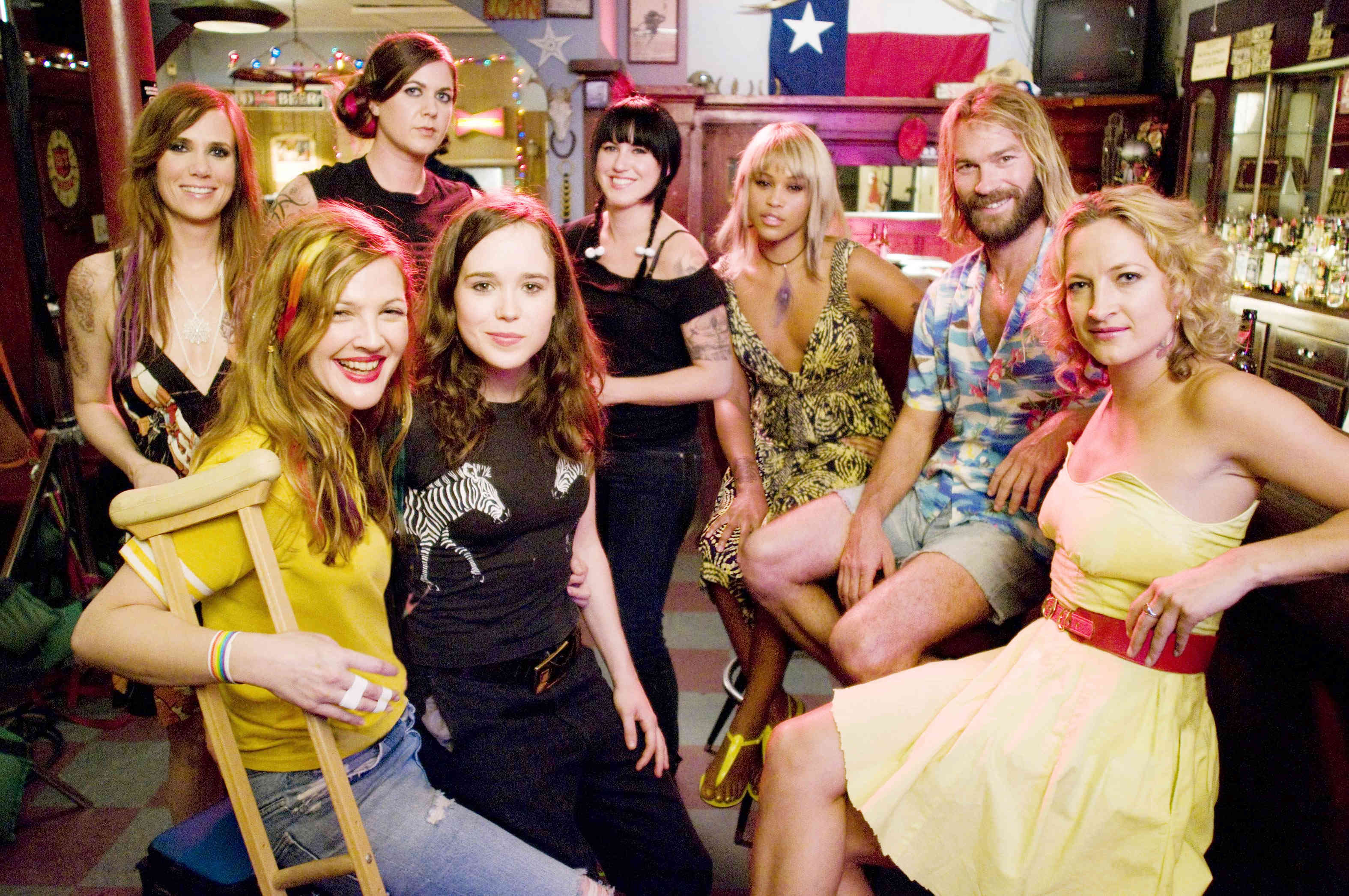 Kristen Wiig, Drew Barrymore, Ellen Page, Eve, Andrew Wilson and Zoe Bell in Fox Searchlight Pictures' Whip It! (2009)