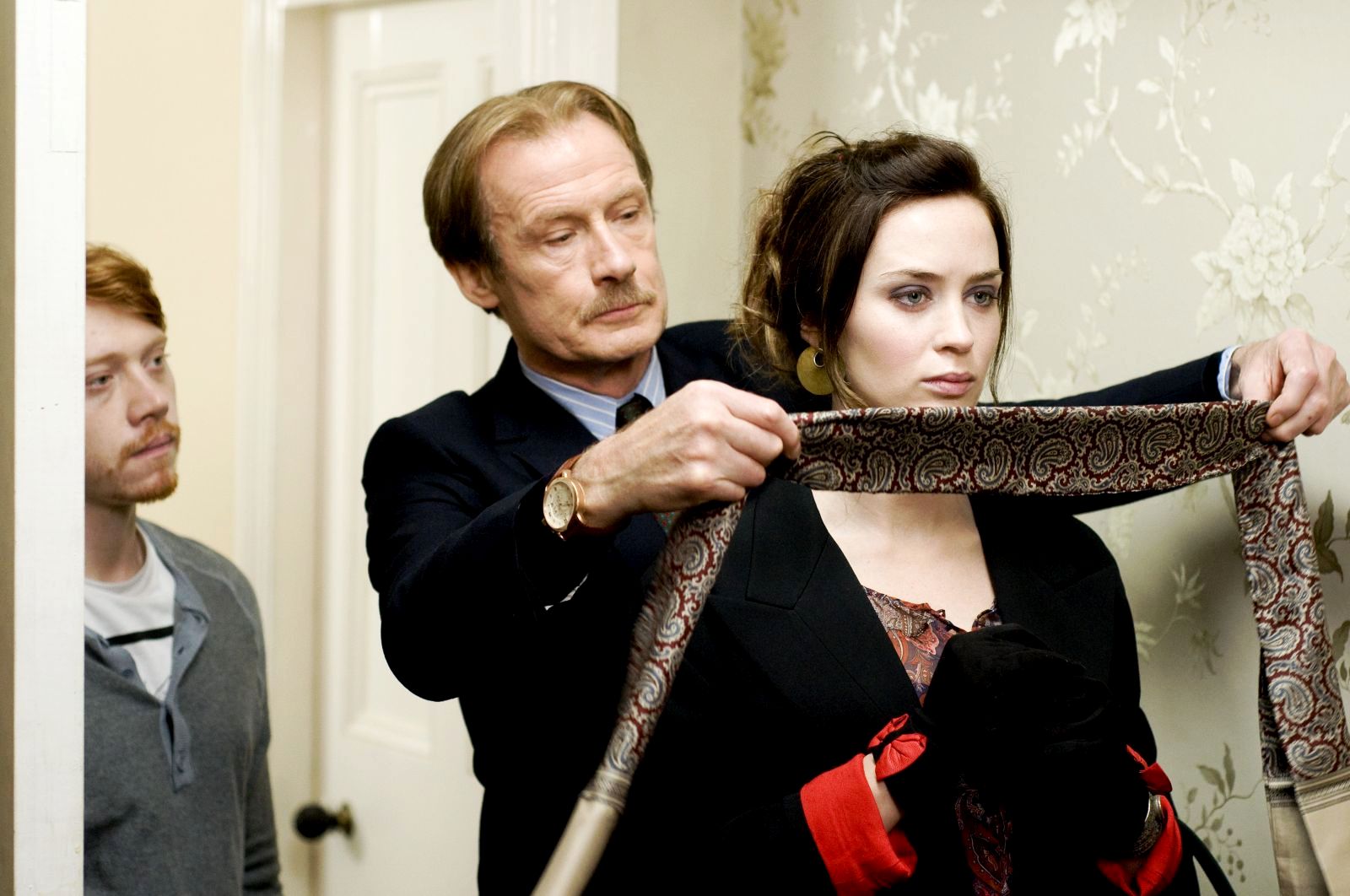 Rupert Grint, Bill Nighy and Emily Blunt in Freestyle Releasing's Wild Target (2010). Photo credit by: Nick.