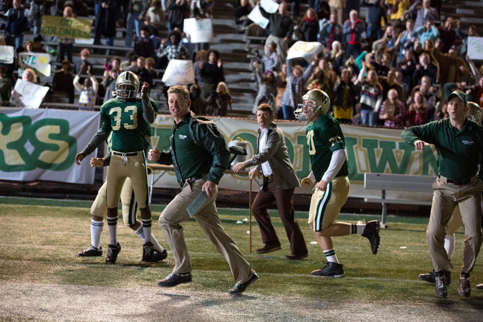 Nicholas Bishop stars as Tandy Gerelds in Pure Flix Entertainment's Woodlawn (2015)
