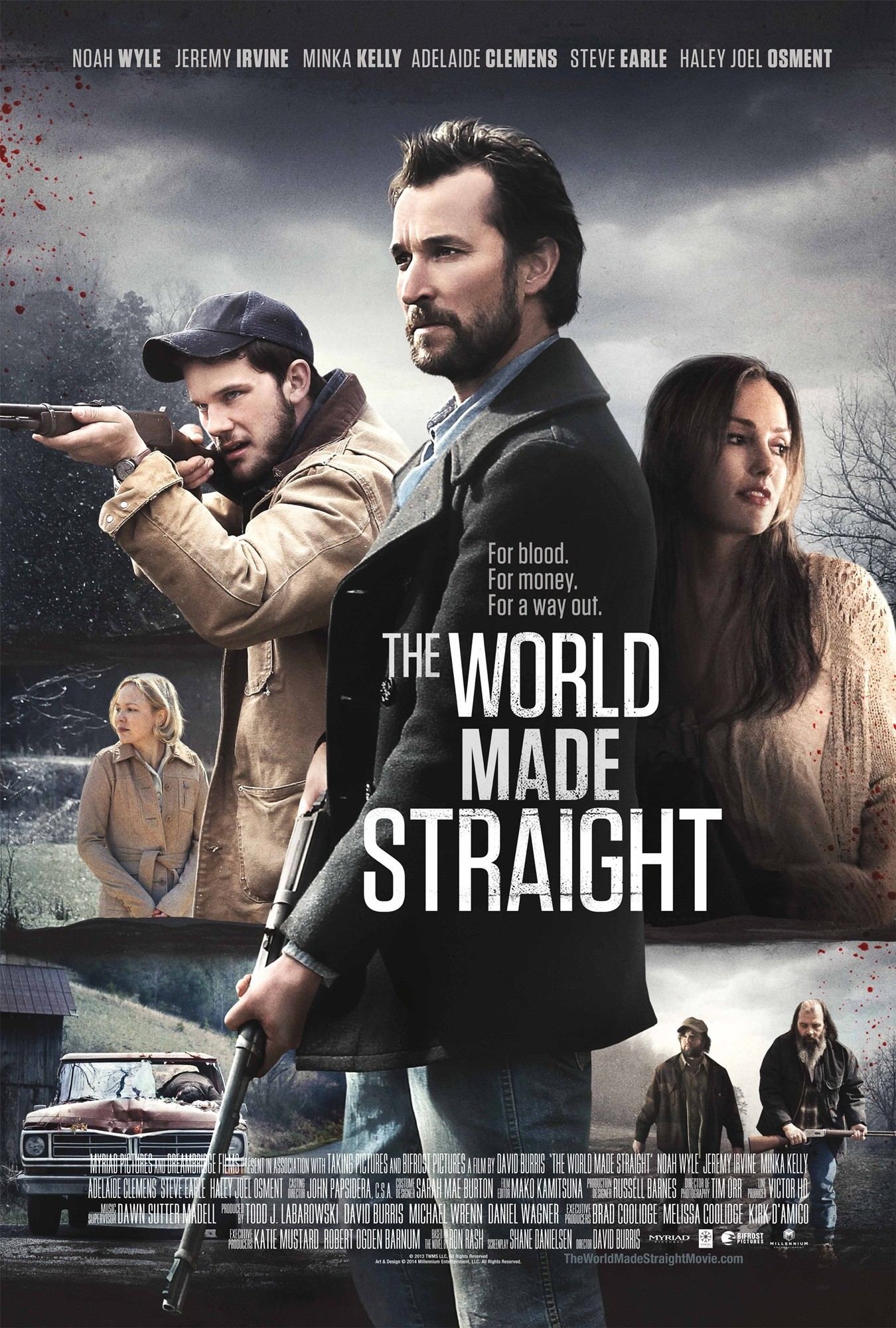 Poster of Millennium Entertainment's The World Made Straight (2015)