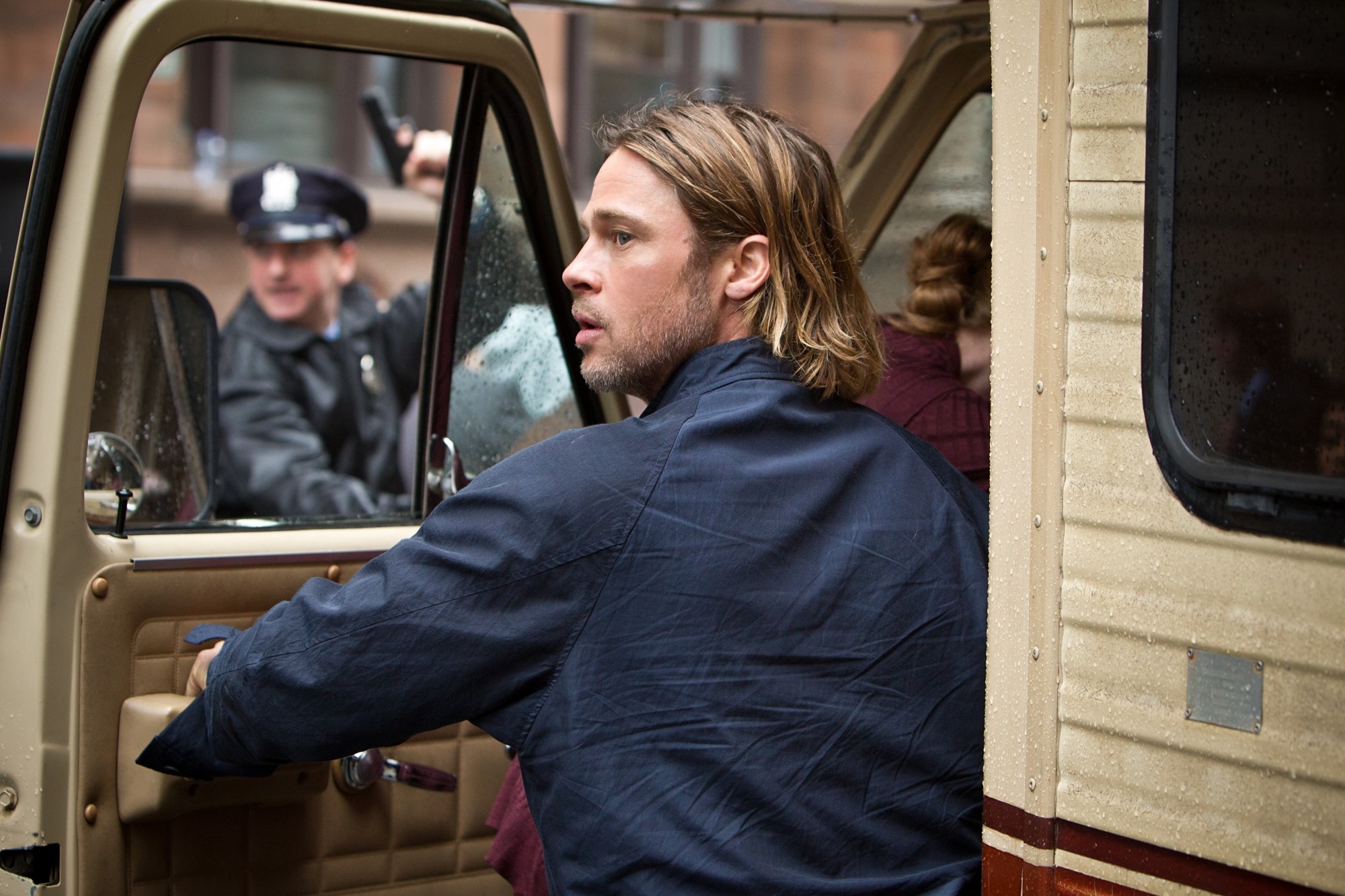 Brad Pitt stars as Gerry Lane in Paramount Pictures' World War Z (2013)