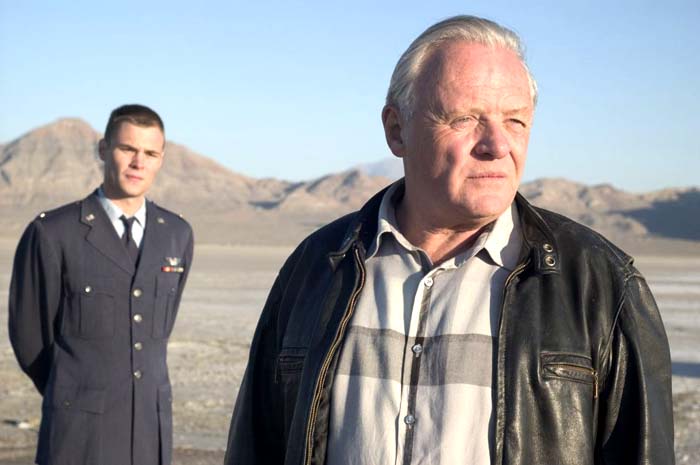 Patrick Flueger and Anthony Hopkins in Magnolia Pictures' 