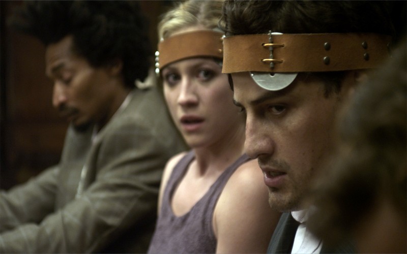Eddie Steeples, Brittany Snow and Enver Gjokaj in IFC Midnight's Would You Rather (2013)