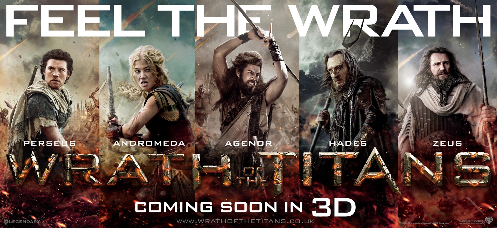 Poster of Warner Bros. Pictures' Wrath of the Titans (2012)