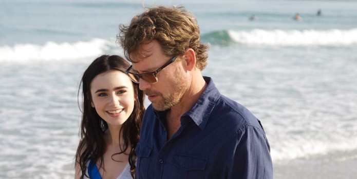 Lily Collins stars as Samantha Borgens and Greg Kinnear stars as William Borgens in Millennium Entertainment's Stuck in Love (2013)