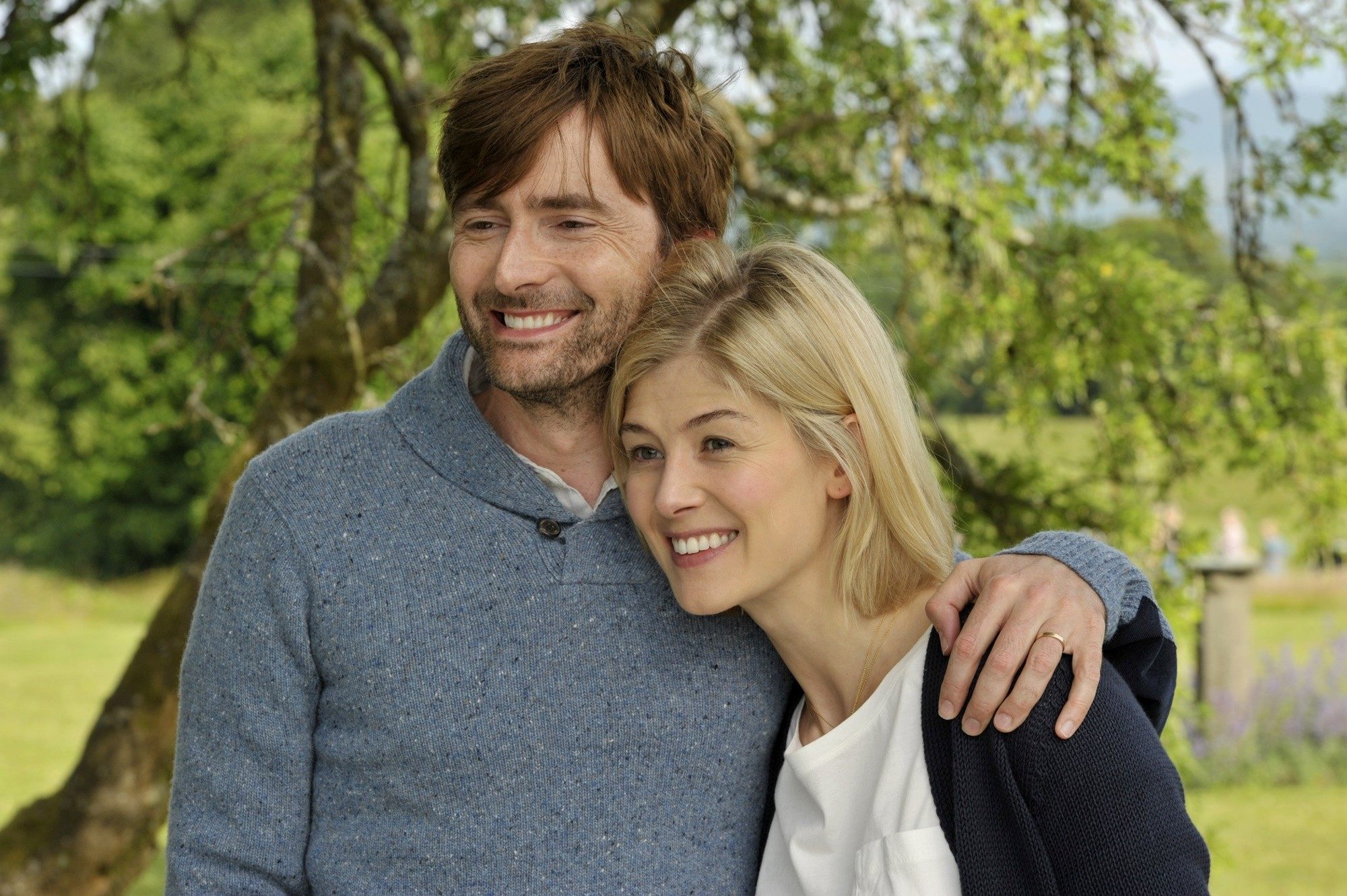 David Tennant stars as Doug and Rosamund Pike stars as Abi in Lionsgate Films' What We Did on Our Holiday (2015)