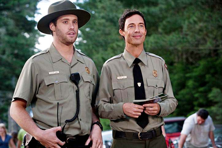 T.J. Miller stars as Ranger Jones and Tom Cavanagh stars as Ranger Smith in Warner Bros. Pictures' Yogi Bear (2010)