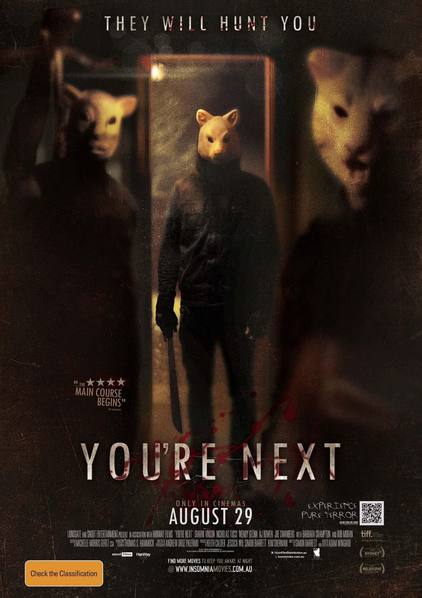 Poster of Lionsgate Films' You're Next (2013)