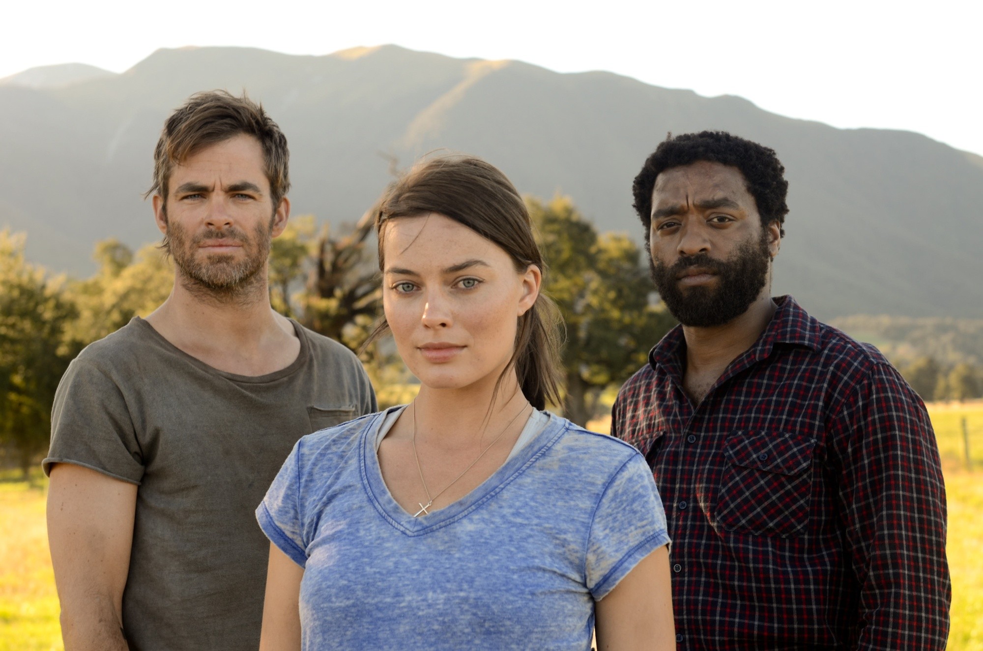 Chris Pine, Margot Robbie and Chewitel Ejiofor in Roadside Attractions' Z for Zachariah (2015)