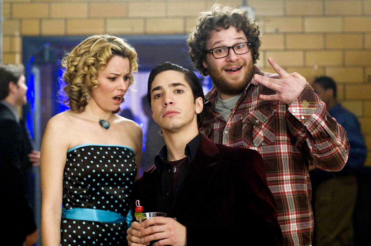 Elizabeth Banks, Justin Long and Seth Rogen in The Weinstein Company's Zack and Miri Make a Porno (2008)