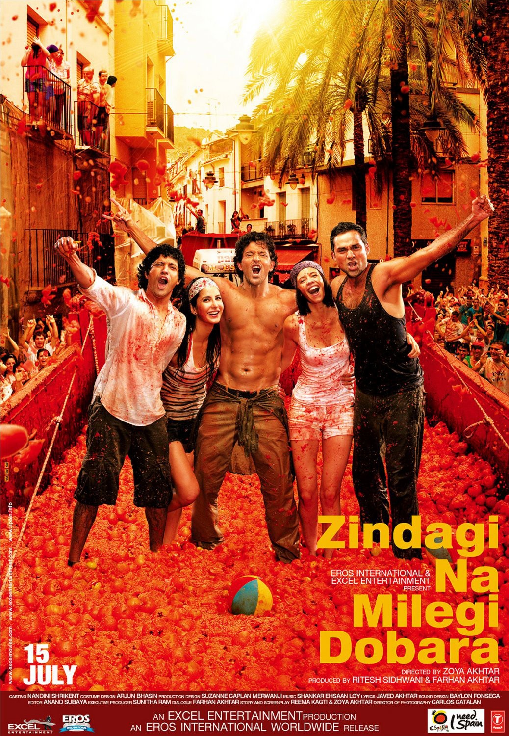 Poster of Eros Entertainment's Zindagi Na Milegi Dobara (2011)