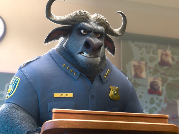 Chief Bogo from Walt Disney Pictures' Zootopia (2016)