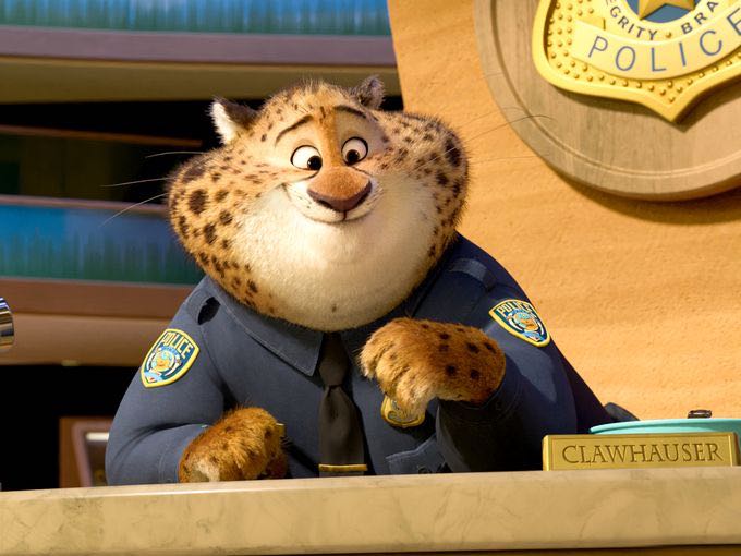 Clawhauser from Walt Disney Pictures' Zootopia (2016)