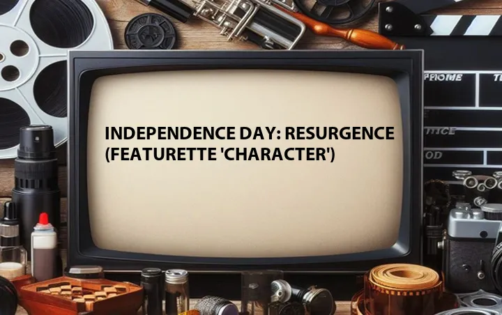 Independence Day: Resurgence (Featurette 'Character')