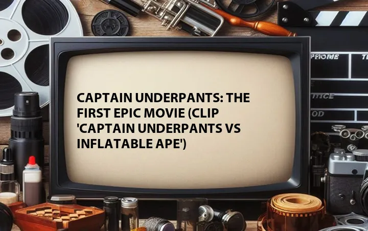 Captain Underpants: The First Epic Movie (Clip 'Captain Underpants vs Inflatable Ape')