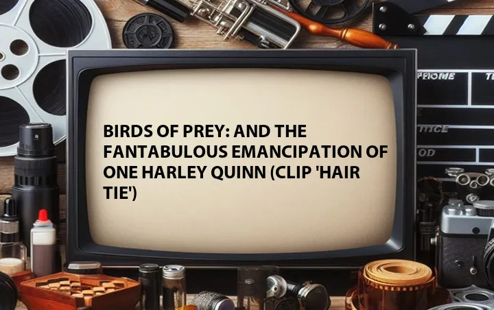 Birds of Prey: And the Fantabulous Emancipation of One Harley Quinn (Clip 'Hair Tie')