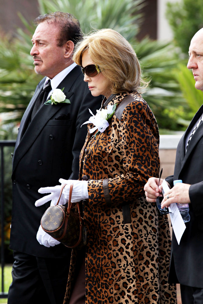 Phyllis McGuire Picture 1 The Funeral for Actor Tony Curtis