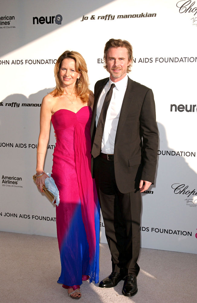 sam trammell and missy yager. Missy Yager, Sam Trammell 18th Annual Elton John AIDS Foundation Academy Awards (Oscars) Viewing Party - Arrivals Photo credit: Jody Cortes / WENN