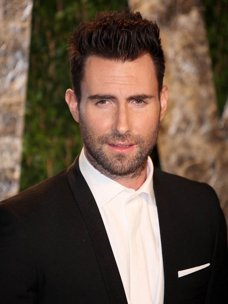 Adam Levine Maroon 5 2012 Vanity Fair Oscar Party Arrivals