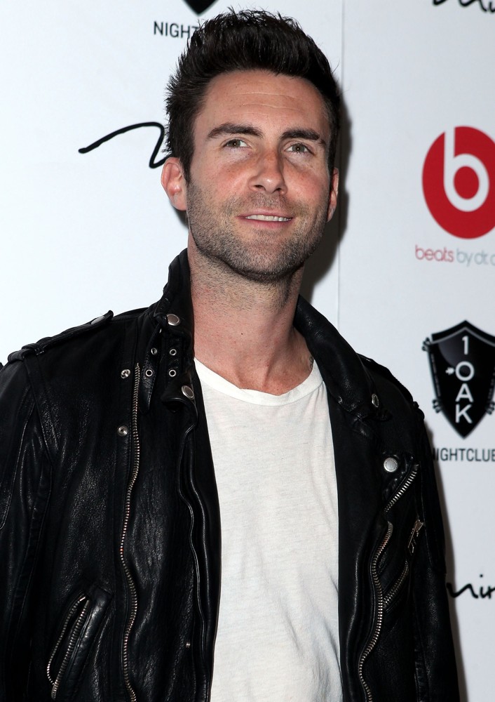 Maroon 5's Adam Levine Arrives to Perform Live