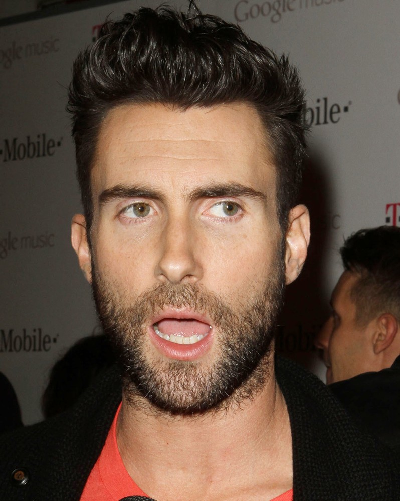 Adam Levine Picture 49 - Celebrity Magenta Carpet Arrivals at The