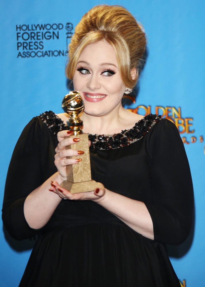 adele globe golden awards 70th annual press