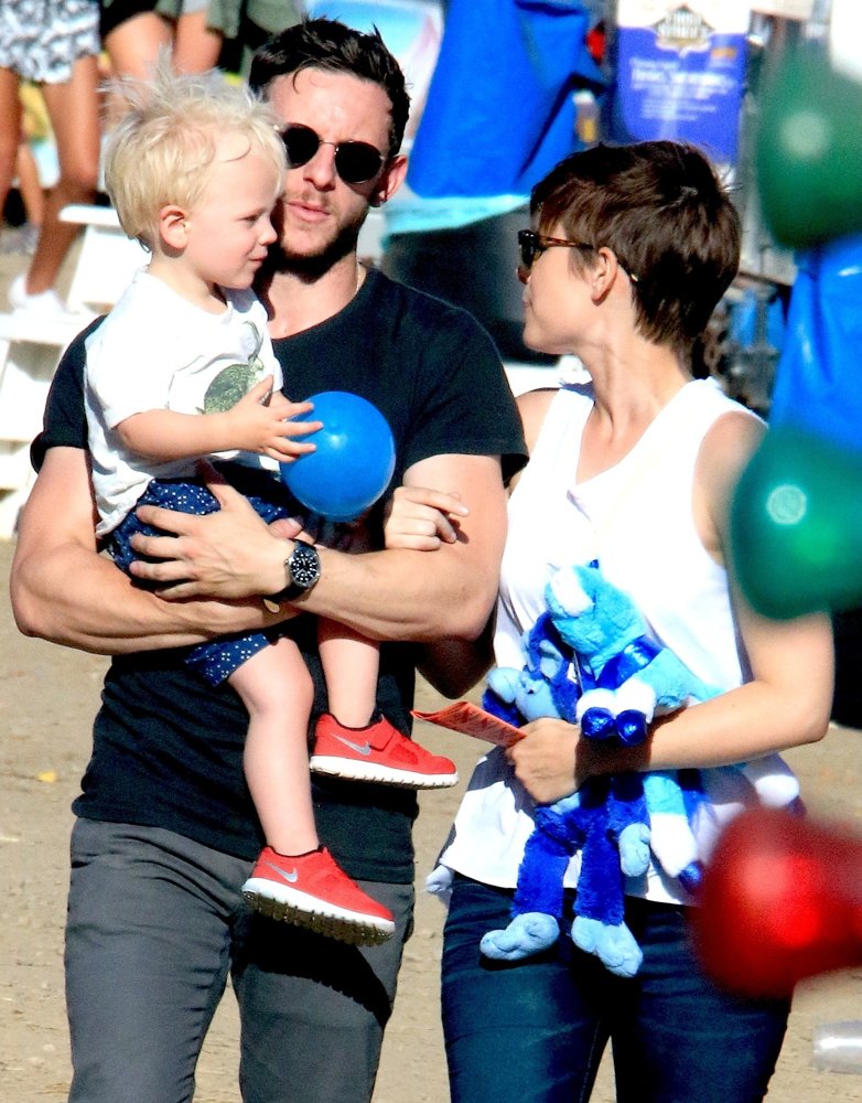 jamie bell Picture 43 Jamie Bell Chili CookOff with His Son and Kate