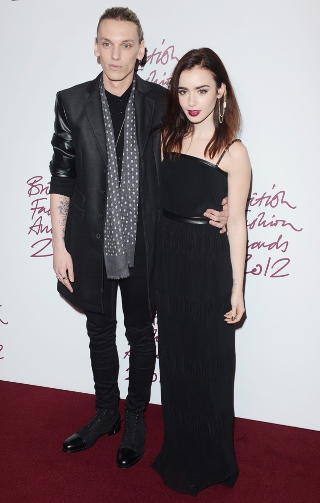 Lily Collins and Jamie Campbell Bower Split A