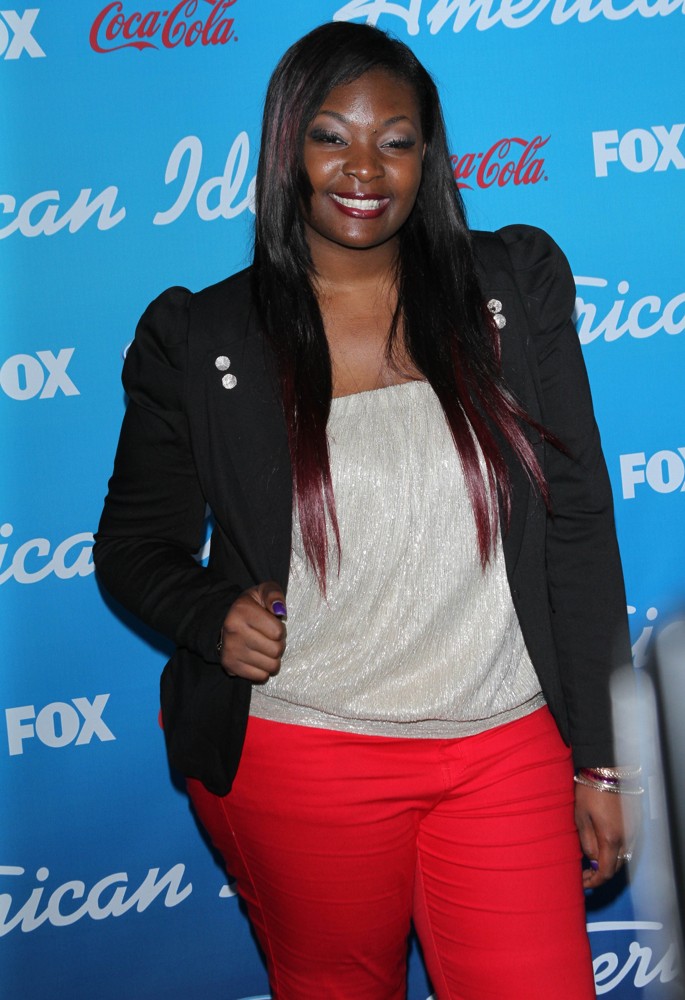 candice glover Picture 4 - FOX’s American Idol Finalists Party