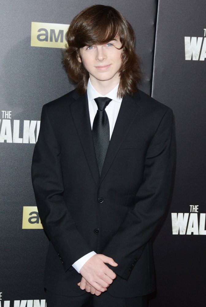 Chandler Riggs Picture 23 - The Walking Dead Season 6 Premiere - Red