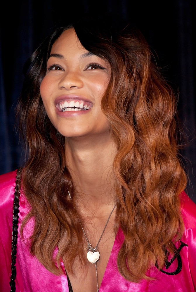 Chanel Iman Picture 8 2011 Victoria's Secret Fashion Show Backstage