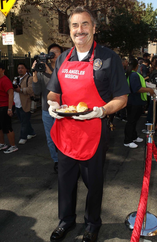 The Los Angeles Mission's Thanksgiving for Skid Row Homeless