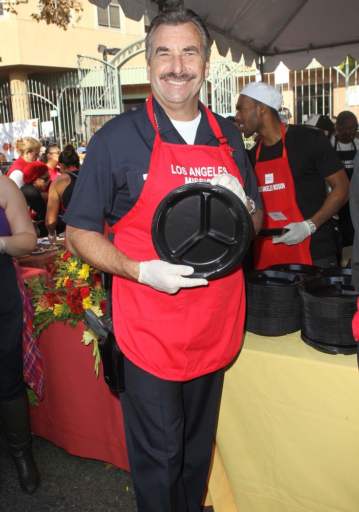 The Los Angeles Mission's Thanksgiving for Skid Row Homeless