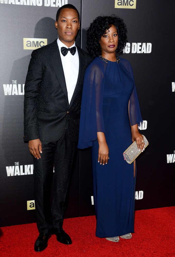 Corey Hawkins Picture 8 The Walking Dead Season 6 Premiere Red
