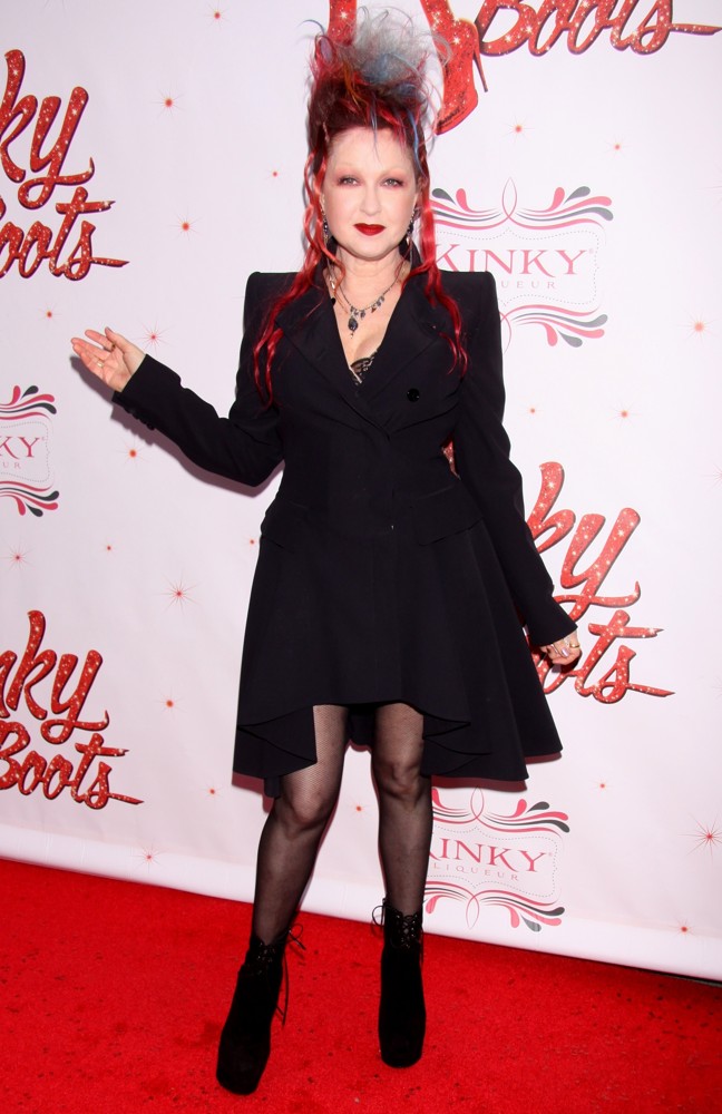 Cyndi Lauper Picture 37 The Broadway Premiere of Kinky Boots Arrivals