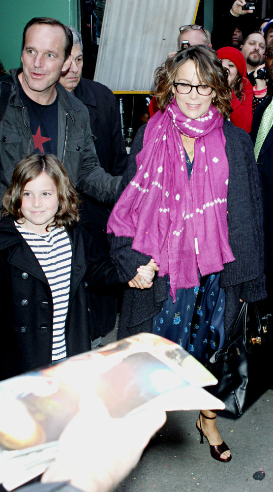 Clark Gregg, Jennifer Grey, Stella Gregg