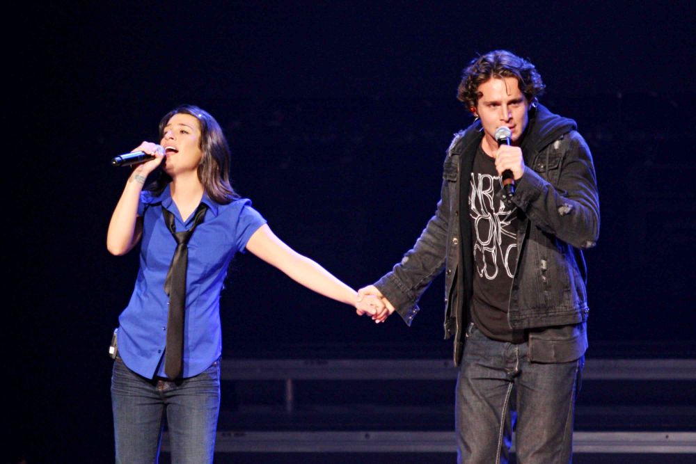 jonathan groff and lea michele. Lea Michele, Jonathan Groff