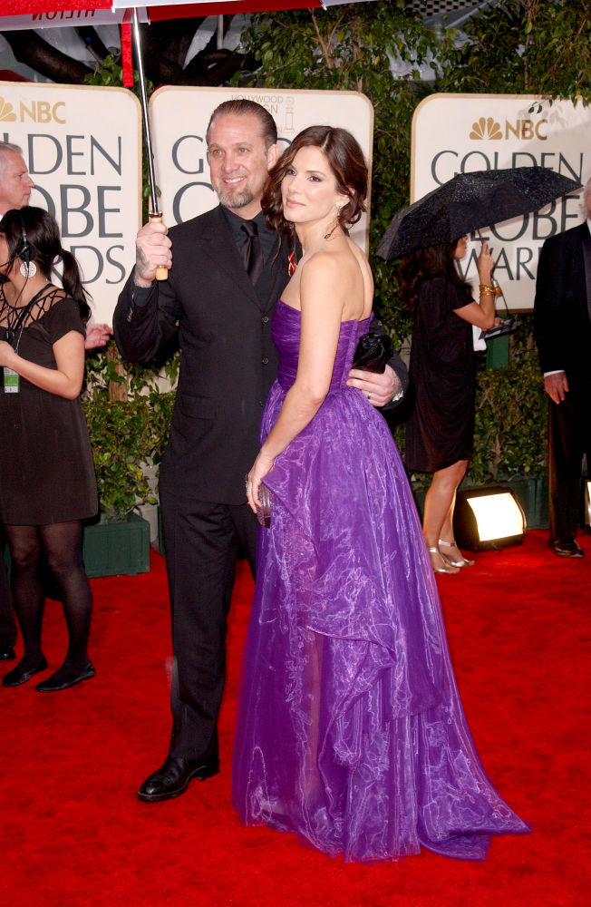2010 Golden Globes Sandra Bullock. Sandra Bullock, Jesse James